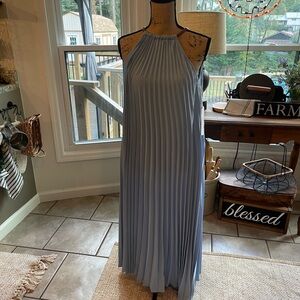 Iris Setlakwe Light Blue Pleated Maxi Dress
